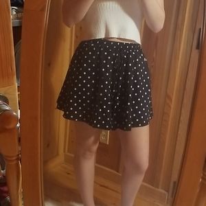 Polka dot skort